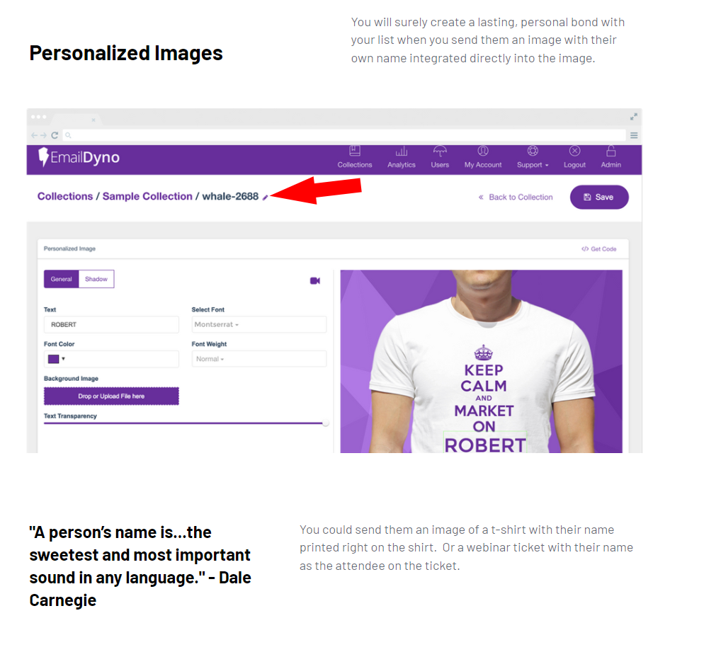 personalized images